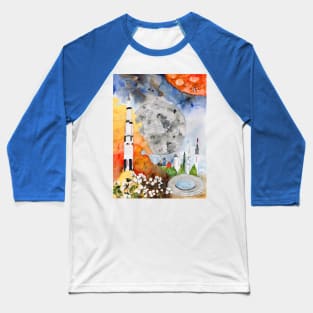 Space Exploration-We rise with our dreams Baseball T-Shirt